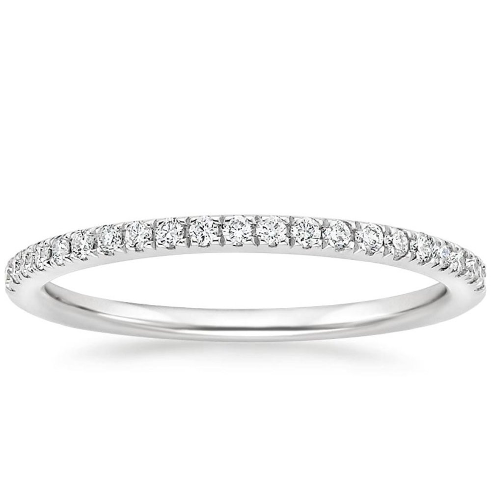 0.12 ctw Diamond Ring Wedding Band Ring In 14k Gold